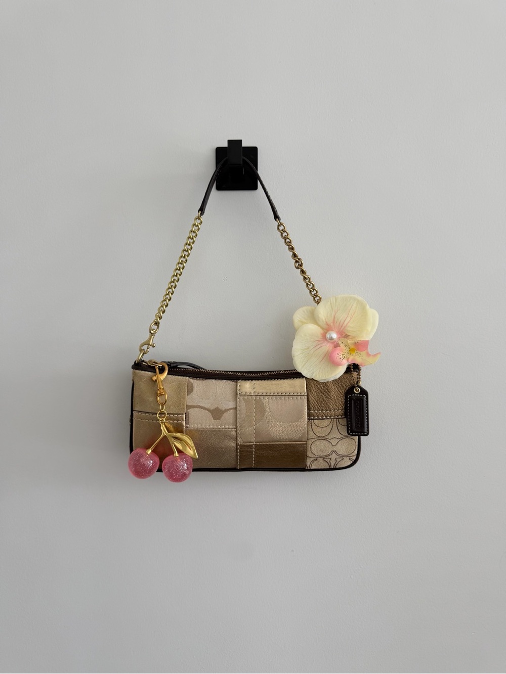 Vintage  Coach Holiday Demi Patchwork Shoulder Bag